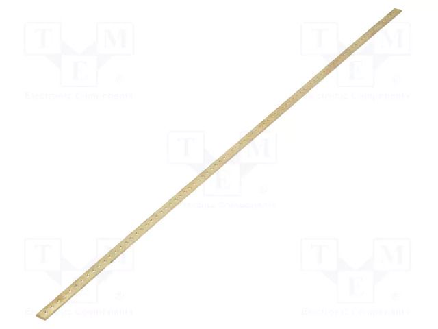 Earthing strip; copper; W: 15mm; L: 1000mm; for enclosures; Thk: 3mm SCHNEIDER ELECTRIC NSYECB1M153