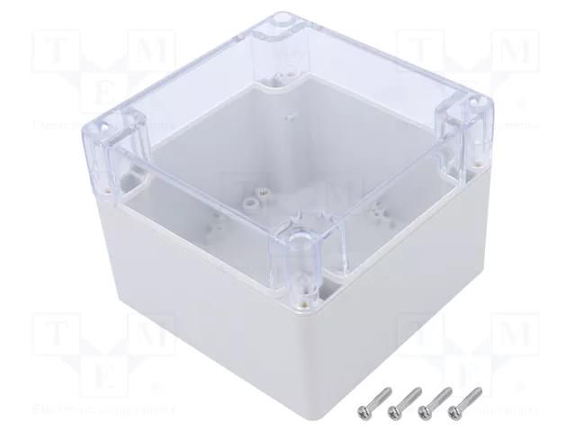 Enclosure: multipurpose; X: 120mm; Y: 120mm; Z: 90mm; polycarbonate GAINTA G279C-IP67
