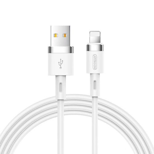 Joyroom Liquid Silicone Data Cable N2 USB-A / Lightning 2.4A 1.2m - White, Joyroom 6941237171092 6941237171092