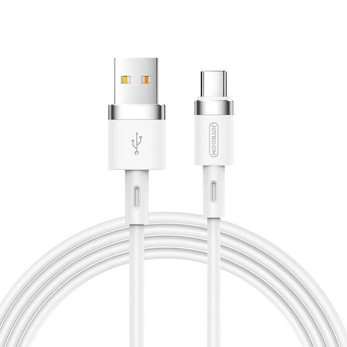 Joyroom Liquid Silicone Data Cable N2 USB-A / USB-C 2.4A 1.2 m - white, Joyroom 6941237171153 6941237171153