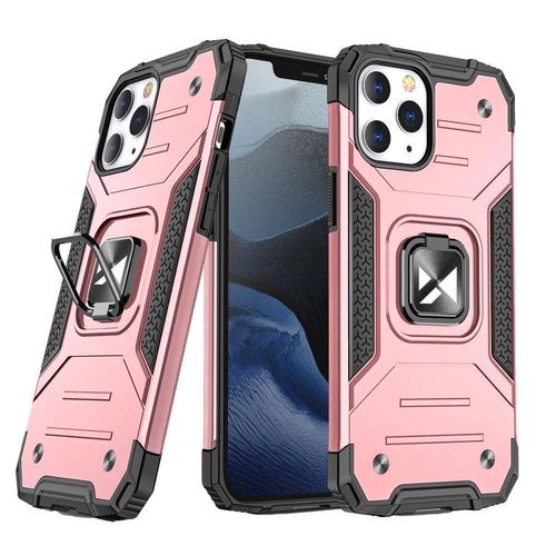 Wozinsky Ring Armor Case Kickstand Tough Rugged Cover for iPhone 13 mini rose, Wozinsky 5907769318078 5907769318078