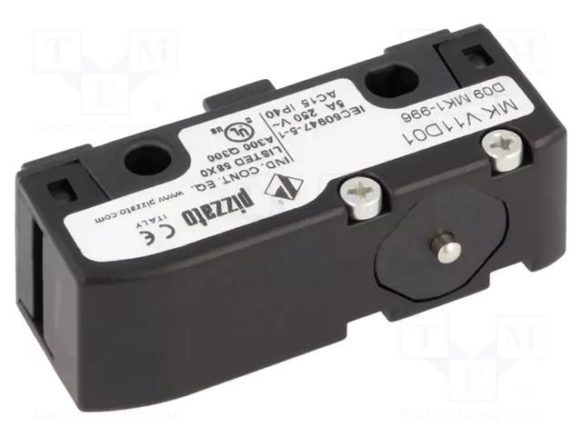 Microswitch SNAP ACTION; 6A/250VAC; 5A/24VDC; with pin; SPDT PIZZATO ELETTRICA MKV11D01
