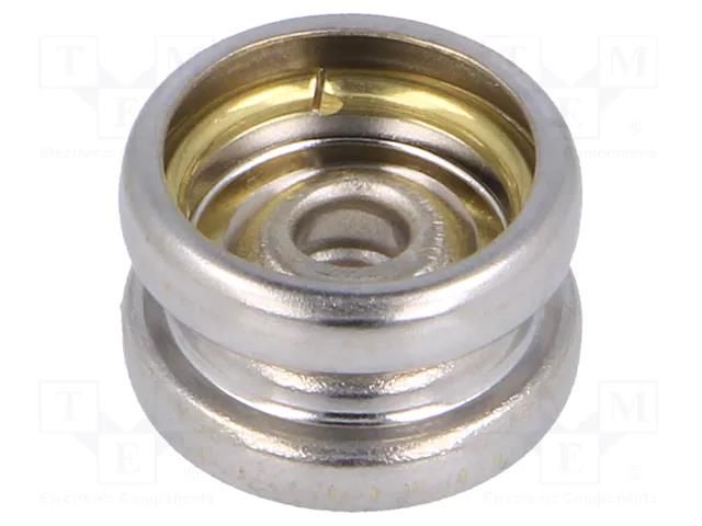 Double female stud snap; ESD; 10pcs; push-in STATICTEC PRT-STW1750