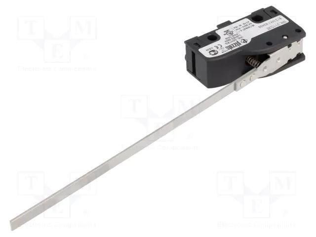 Microswitch SNAP ACTION; 6A/250VAC; 5A/24VDC; with lever; SPDT PIZZATO ELETTRICA MKV11D35