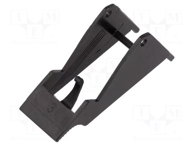 Retainer/retractor clip; SSR2; for DIN rail mounting ELCO SRL MZMB2