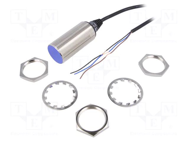 Sensor: inductive; OUT: PNP / NC; 0÷15mm; 10÷30VDC; M30; 2m; IP67 AUTONICS PRDL30-15DP2
