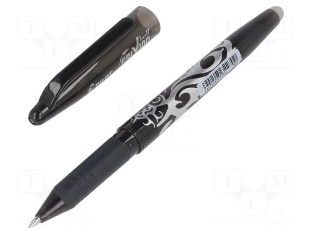 Rollerball pen; black; 0.7mm; FRIXION PILOT PILOT-FRIXION0.7BK