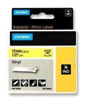 TAPE, PERM, VINYL, 12MMX5.5M, YELLOW 18432