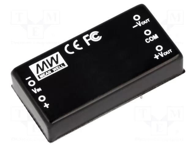 Converter: DC/DC; 15W; Uin: 18÷36VDC; Uout: 15VDC; Uout2: -15VDC MEAN WELL DKA15B-15