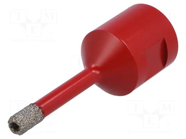 Diamond hole saw; 6mm; granite,marble; Thread: M14 MEDID MED.80106