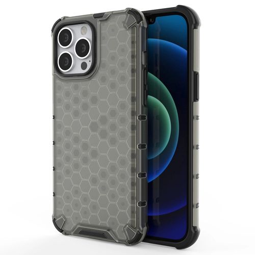 Honeycomb Case armor cover with TPU Bumper for iPhone 13 Pro Max black, Hurtel 5907769326721 5907769326721