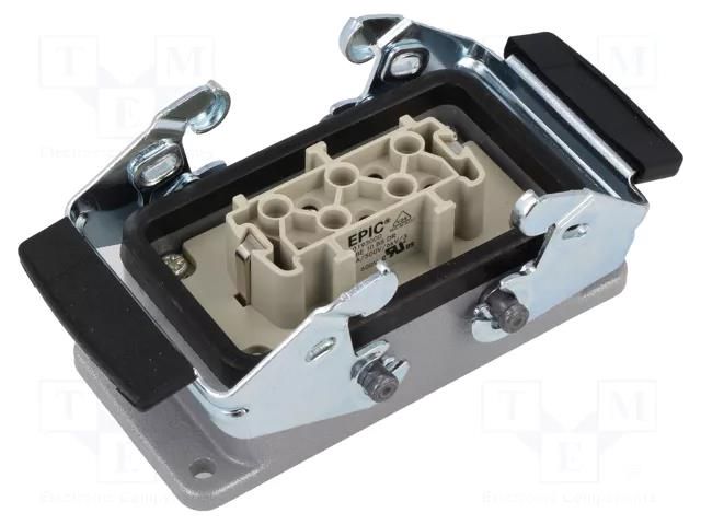 Connector: HDC; socket; female; EPIC KIT; PIN: 10; 16A; 500V; 10+PE LAPP 75009642