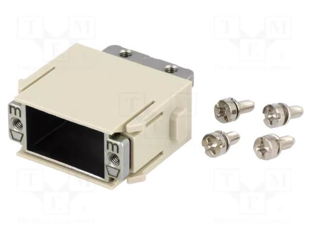 Connector: HAN; module; male; 5A; 50V; Han Modular D-Sub; straight HARTING 09140009930
