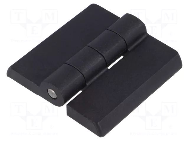 Hinge; Width: 50mm; polyamide; black; H: 50mm; with assembly stem RST ROZTOCZE 3.ZN65.102-07