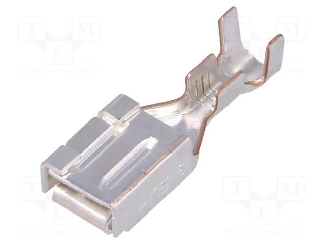 Contact; female; silver plated; 1÷2.5mm2; 16AWG÷14AWG; crimped TE Connectivity 316040-6