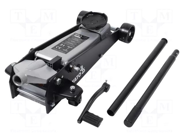 Hydraulic floor jack; 3000kg; Hmin: 145mm; Hmax: 500mm YATO YT-17213