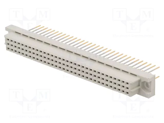 Connector: DIN 41612; plug; female; PIN: 64; straight; 2A; a+c; 13mm HARTING 09032646878