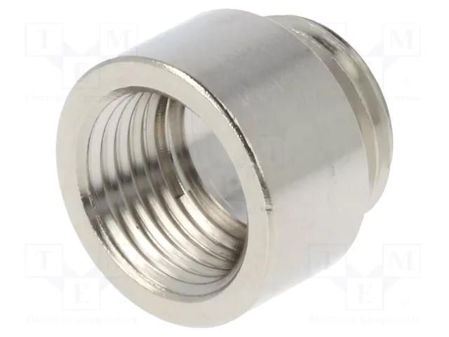 Thread adapter; Int.thread: M16; Ext.thread: PG9; brass; RE-Ms HUMMEL HUMMEL-1039091601