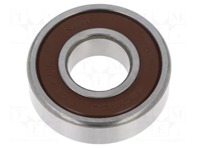 Bearing: ball; Øint: 20mm; Øout: 47mm; W: 14mm; bearing steel NSK NSK6204-DDU-CM