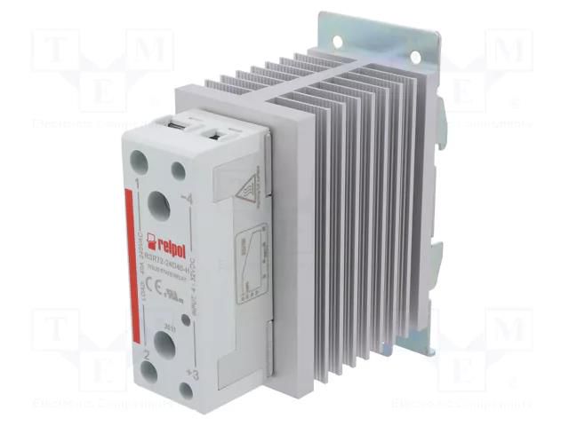 Relay: solid state; Ucntrl: 4÷32VDC; 40A; 24÷280VAC; RSR72; 1-phase RELPOL RSR72-24D40-H