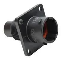 CIRCULAR CONNECTOR, RCPT, 4POS, FLANGE RTS010N2P03