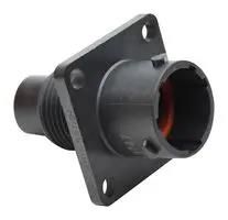 CIRCULAR CONNECTOR, RCPT, 4POS, FLANGE RTS010N4P03