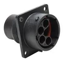 CIRCULAR CONNECTOR, RCPT, 9POS, FLANGE RTS016N09P03