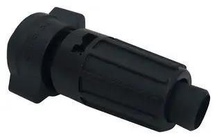 CIRCULAR CONNECTOR, PLUG, 2POS, CABLE W6282-2SG-P-528