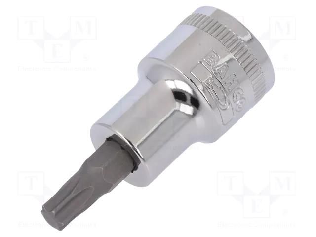 Socket; socket spanner,Torx®; Size: TX40; 3/8"; 47mm; tool steel BAHCO SA.7409TORX-T40
