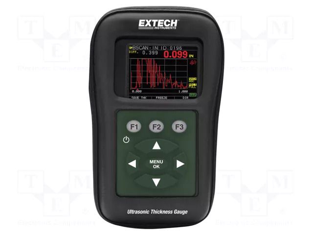 Tester: thickness; colour,LCD; 1÷508mm; Meter: ultrasonic EXTECH TKG250