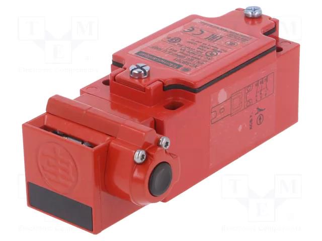 Safety switch: key operated; XCSB; NC x2 + NO; IP67; metal; red TELEMECANIQUE SENSORS XCSB701