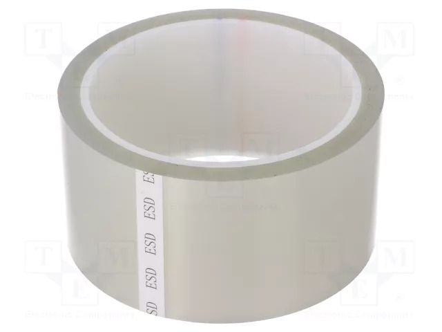 Tape: packaging; ESD; L: 33m; W: 50mm; Thk: 50um; colourless; <1GΩ STATICTEC PRT-STP1350