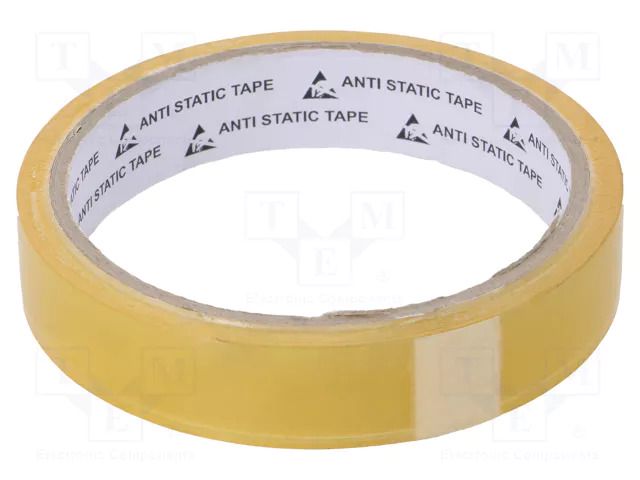 Tape: packaging; ESD; L: 33m; W: 18mm; Thk: 50um; colourless; <1GΩ STATICTEC PRT-STP1318