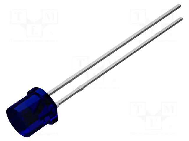 Phototransistor; 5mm; λp max: 550nm; Lens: blue; Front: flat; 70mW Token PT-IC-BC-5-PE-550