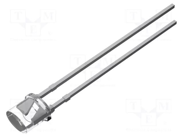 Phototransistor; 3mm; λp max: 850nm; 30V; Lens: transparent; 70mW Token PT-A1-AC-3-PE-850