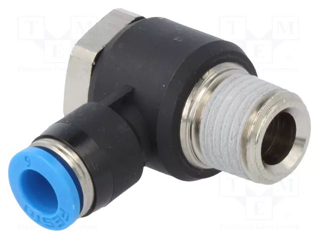 Push-in fitting; angled 90°; -0.95÷6bar; Gasket: NBR caoutchouc FESTO QSLV-1/4-6