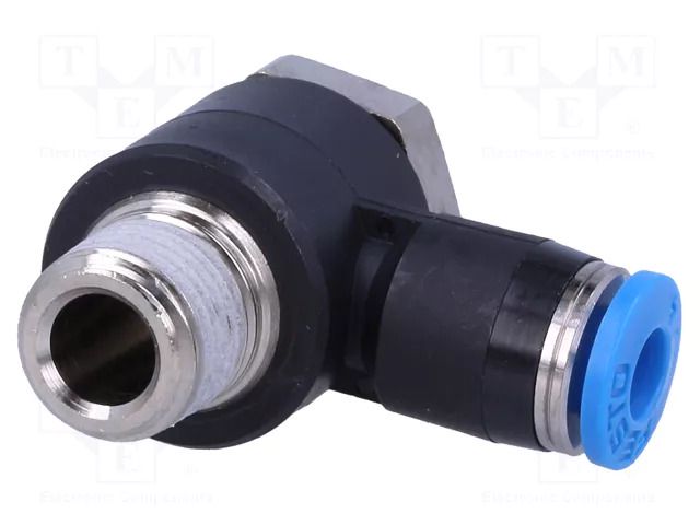 Push-in fitting; angled 90°; -0.95÷6bar; Gasket: NBR caoutchouc FESTO QSLV-1/8-4