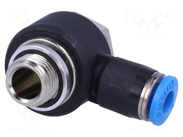 Push-in fitting; angled 90°; -0.95÷6bar; Gasket: NBR caoutchouc FESTO QSLV-G1/8-4