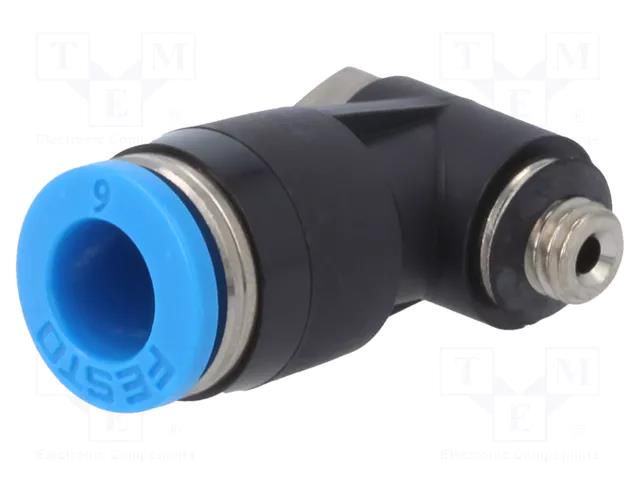 Push-in fitting; angled 90°; -0.95÷6bar; Gasket: NBR caoutchouc FESTO QSLV-M5-6