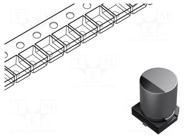 Capacitor: hybrid; 330uF; 25VDC; ESR: 20mΩ; SMD; ±20%; -55÷125°C NICHICON GYA1E331MCQ1GS