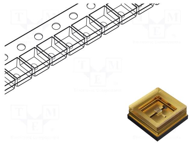 LED; UV-C; 120°; 80mA; 800mW; λd: 270÷280nm; 4.5÷7.5VDC; SMD REFOND RF-C36N0-URT-AR