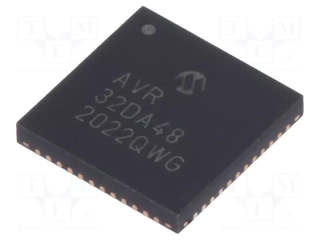 IC: AVR microcontroller; VQFN48; 1.8÷5.5VDC; Cmp: 3; AVR32; AVR-DA MICROCHIP TECHNOLOGY AVR32DA48-I/6LX
