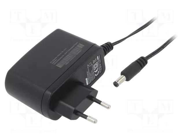 Power supply: switching; mains,plug-in; 12VDC; 1.25A; 15W; 84.28% MOSO MSA-1512-W2E-25