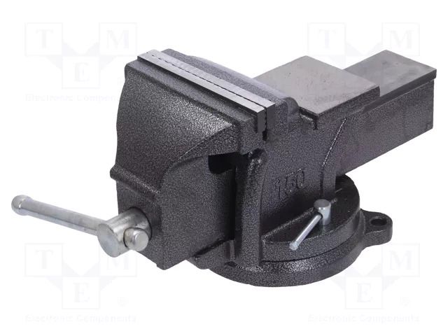 Vice; iron alloy; 150mm; twistable,bench,with anvil; 16.5kg PROLINE PRE-25615
