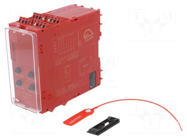 Module: safety relay; 24VAC; 24VDC; IN: 3; for DIN rail mounting SCHNEIDER ELECTRIC XPSUAT13A3AP