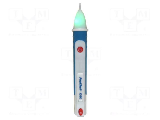 Tester: non-contact voltage detector; 50÷1000VAC; 50/60Hz PEAKTECH PKT-P1030