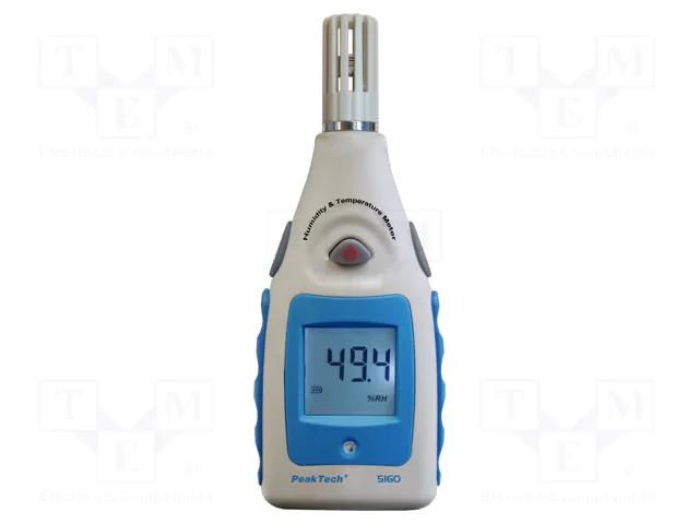 Thermo-hygrometer; LCD; 3 digit (999); -10÷50°C; 10÷99%RH PEAKTECH PKT-P5160