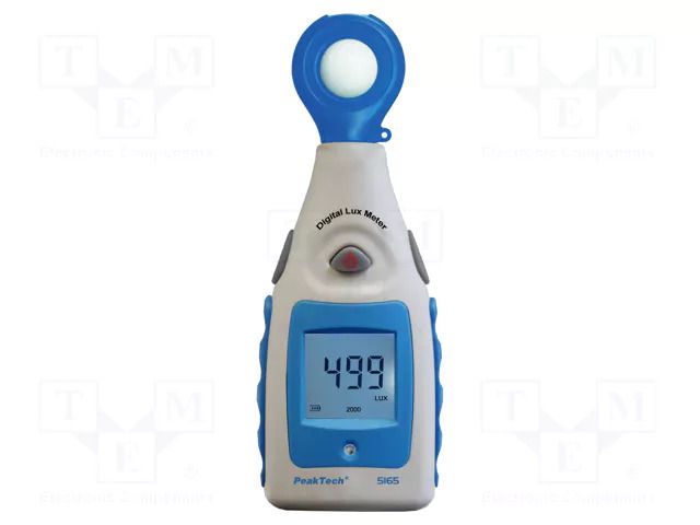 Light meter; 200/2k/20kFc,2k/20k/200klx; 4%; lux,foot-candle PEAKTECH PKT-P5165