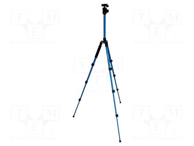 Tripod; 10kg; Thread: 1/4"; Equipment: user's manual,case PEAKTECH PKT-P7851