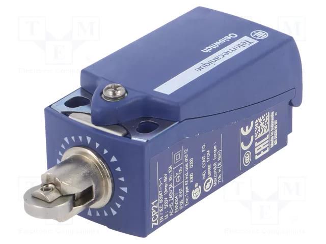 Limit switch; metal roller Ø11,6mm; NO + NC; 10A; max.250VAC TELEMECANIQUE SENSORS XCKP2102G11